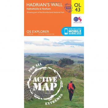 OS Explorer ACTIVE OL43 Hadrians Wall