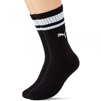 Calcetines Puma Crew Heritage Pack 2 Pares Negros