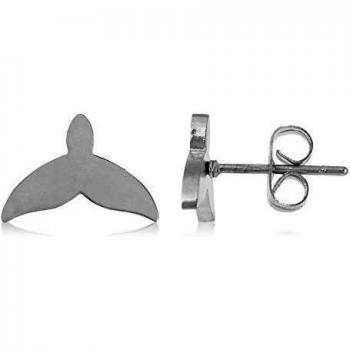 Pendientes en plata 925 de Córdoba Jewels con diseño Colita Ballena Silver