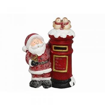 Buzón Decorativo Navidad Santa Claus 40 x 28 x 16 cm