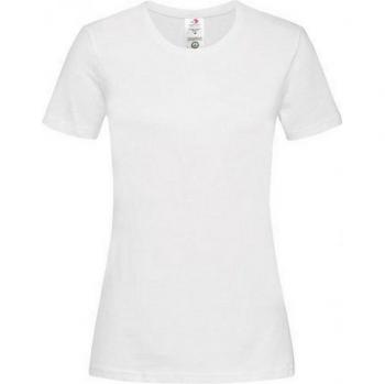 Stedman Classic T Organic Damen T-Shirt in Weiß