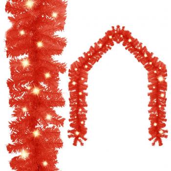 Guirlande LED pour Noël 5 m Rouge
