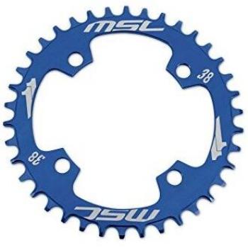Plato de CNC Alu7075 4 brazos 104mm 38d azul