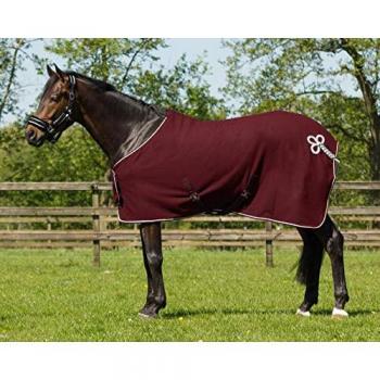 QHP Pferdedecke 205 cm – Warmes Fleece-Ornament