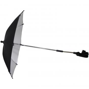 Mountain Buggy Black Shade Parasol – Heat Resistant, UPF 50, Adjustable Clamps