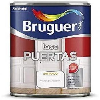 Laca para puertas blanco permanente 0,75l bruguer EDM 25089