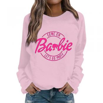 Sudadera Larga Barbie Chic Rosa