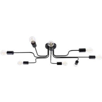 Lampadario Semi-Incasso Vector 8 Nero – Sollux Lighting