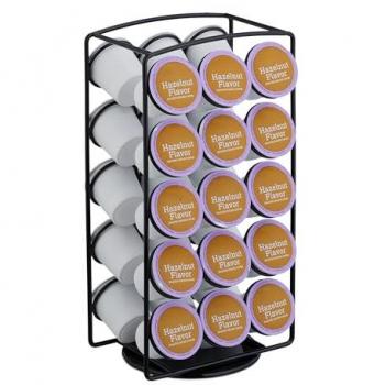 Soporte para Cápsulas de Café Keurig Compatible con K-Cups, Negro, 30 Cápsulas