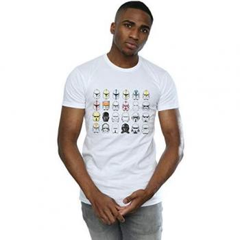Star Wars Mannelijke Trooper Helm T‑shirt XXL WIT
