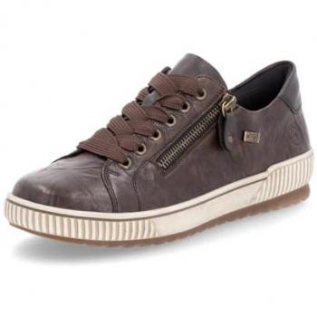 Remonte Damen Sneaker D0700, Braun, Wasserdicht, Größe 39