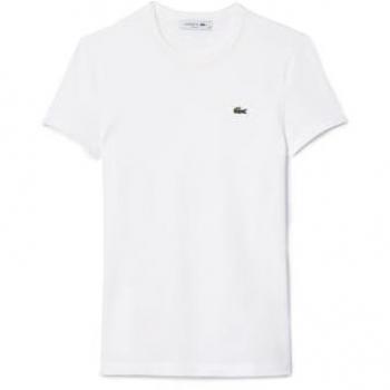 Lacoste T-Shirt TF7218 Weiß Slim Fit
