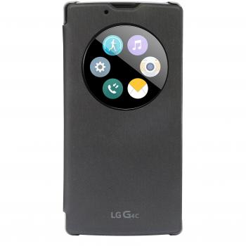 LG Quick Circle Buch-Schutzhülle für G4C schwarz