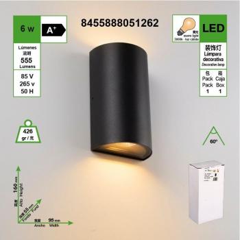 Stilvolle 6W Halbkreis LED Lampe