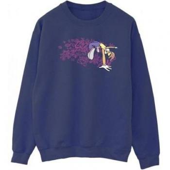 Looney Tunes Women's ACME Doodles Lola Bunny Sweatshirt L black