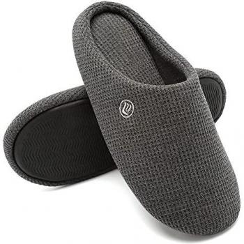 Merence Memory Foam Sockshells – Indoor Outdoor Hausschuhe, Baumwollmischung, rutschfest, 38,39