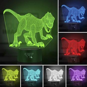 Tamaño mini lámpara táctil LED con pantalla de colores y control remoto