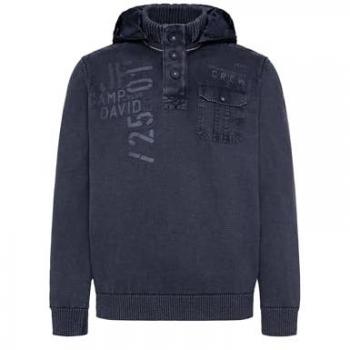 Camp David Hoodie mit Kängurutasche