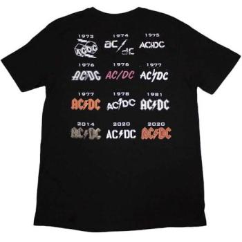 AC/DC 50-Year Anniversary Back Print Tee – Black, XXL