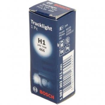 Ampoule halogène BOSCH H1 Trucklight 24V 70W – Éclairage de camion unique