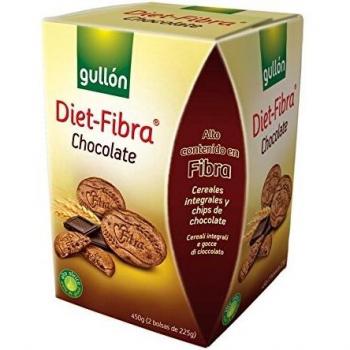 Gullón Diet Fibra Chocolate Galletas 450 gr