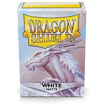 Dragon Shield 100 White Matte Card Sleeves