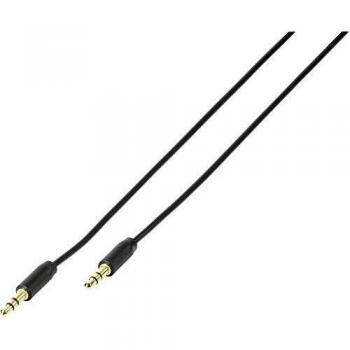Vivanco Cavo Audio Jack 3.5 mm 1.00 m, Nero