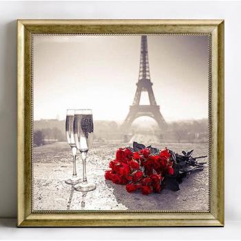 Diamond Embroidery Rose Vase Pattern