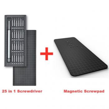 Mini Caja Desmontable: Destornillador 25/63 + Accesorios Magnéticos