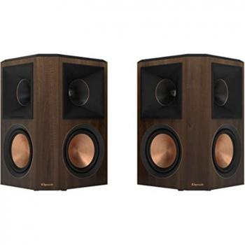 Clássica coluna Klipsch RP‑502S II em madeira de carvalho