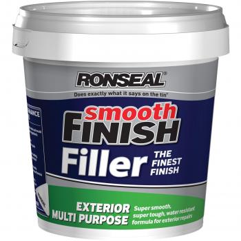 Ronseal RSLERMF12KG Smooth Finish Exterior Multipurpose Ready Mix Filler Tub 1.2kg