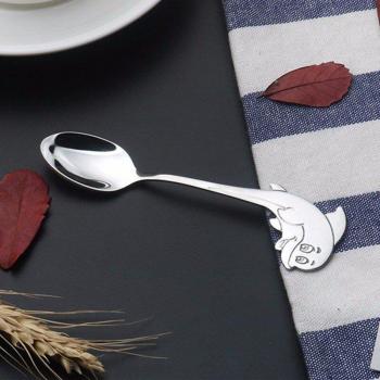 Stainless Steel Dolphin Dessert Spoon