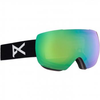 Snowboard Brille Anon Herren M.I.G. – Schwarz mit Sonar-Grün-Optik