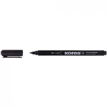 Marqueur Permanent K Marker Pointe Médium Noir