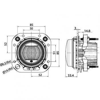 HELLA 1F0 011 988-121 90mm Fernscheinwerfer