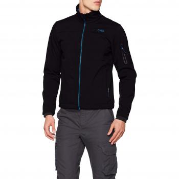 Softshell Jacke für Männer – CMP Nero Royal, Größe 50