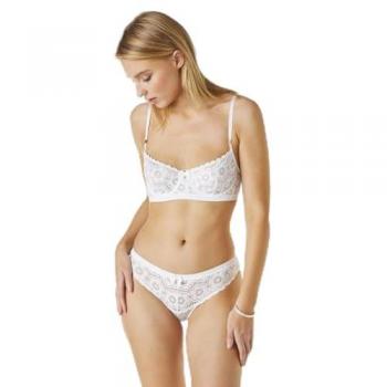 Soutien-gorge Florale Affinité – couleur blanche, armatures intégrées
