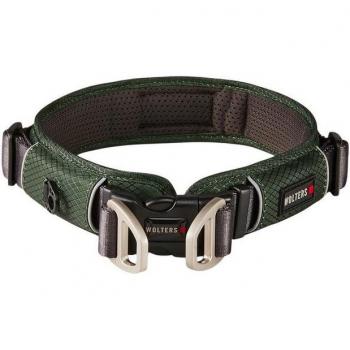 Collare+Guinzaglio Sportivo Wolters Active Pro Comfort 35-40 cm, Verde e Antracite