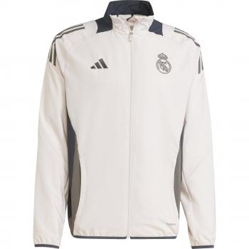 Real Madrid 2024/25 Prematch Jacke in Grau