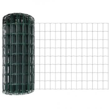 Vidaxl Euro Valla Verde 0,6 m × 50 m (Hierro + PVC)