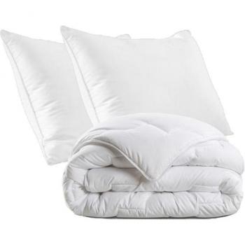 Couette de froid 160x200 + 2 oreillers anti‑poils 80x80