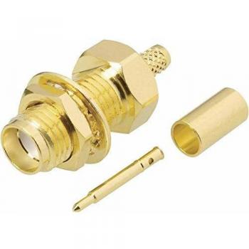 SMA Reverse Polarity Vertical Socket Connector