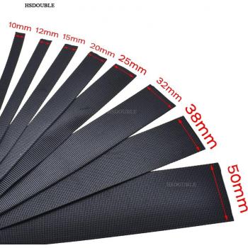 Ruban Anti-Sécurité en Nylon – 1 Yard, Bande Noire Jacquard pour Sac d'Ordinateur