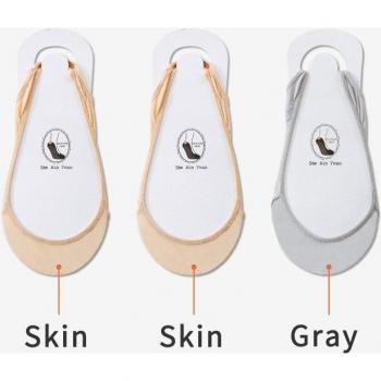 Zijde Zomer Sokken – Antislip Siliconen, 3 Pairs