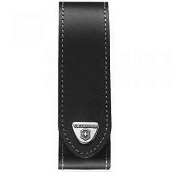 Victorinox 13 cm Black Leather Belt Pouch – Compact Utility