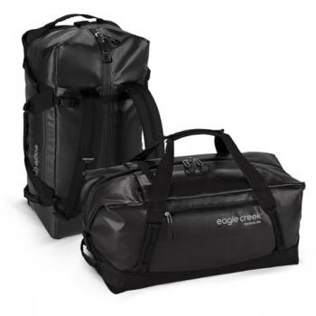 Borsone impermeabile Eagle Creek Migrate 60L nero convertibile in borsa sportiva
