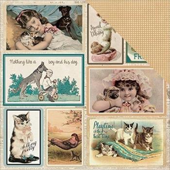 Mini Dots Devoted Cardstock 12x12 – Postales Retró