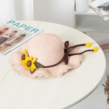 Floral Print Summer Hat for Kids