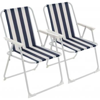 Harbour Housewares Folding Beach Chairs