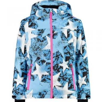 CMP Skylight/White/Anthracite Snaps Hood Jacket for Boys 4 Years